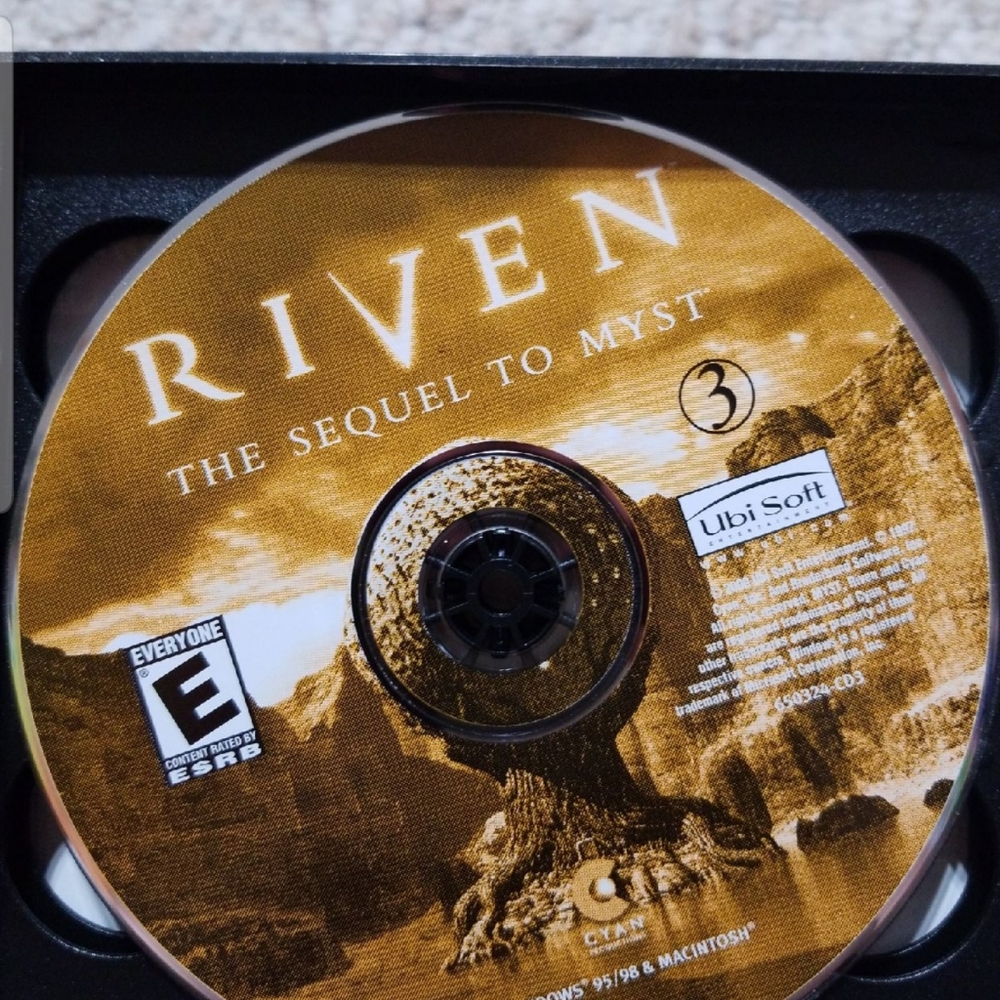 Vintage Riven Sequel to Myst by Ubi Soft PC Game - Picture 6 of 8